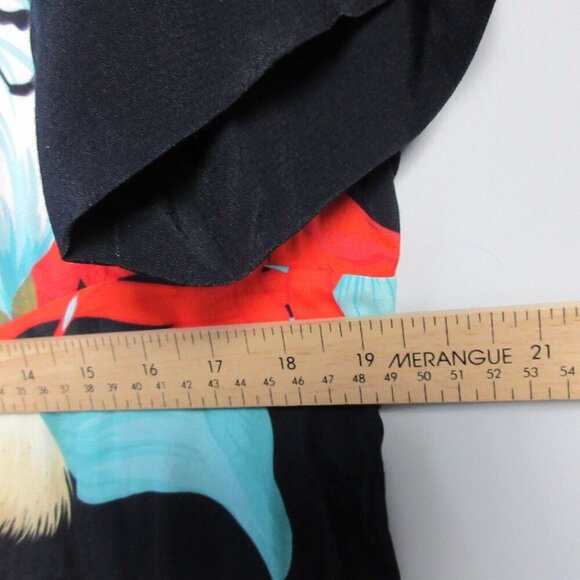 The Kit Coble Shirt Dress 22 Black Camellia Viscose Crepe Occasion Designer 348 - Picture 7 of 10